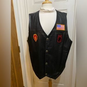 Men’s Leather Vest